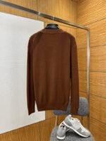 LV Leather Label Knit Cardigan - 图片 2