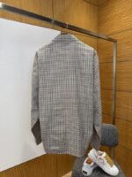Balenciaga Checkered Pocket Zipper Jacket Coat - 图片 2
