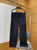 Dior Drawstring Workwear-Inspired Casual Pants