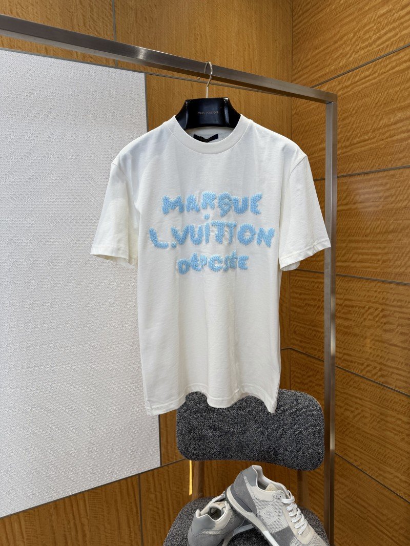 wsxc1773091758265_0.jpg LV Crew Neck Letter Print Short-Sleeve T-Shirt - 图片 1