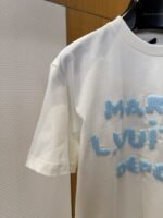 LV Crew Neck Letter Print Short-Sleeve T-Shirt - 图片 4