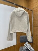 Balenciaga Cropped Hooded Denim Jacket - 图片 2