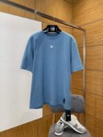 Fendi Metal Logo Minimalist Short-Sleeve T-Shirt 3