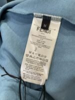 Fendi Metal Logo Minimalist Short-Sleeve T-Shirt 3 - 图片 9