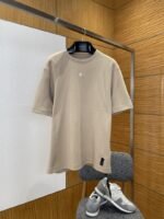 Fendi Metal Logo Minimalist Short-Sleeve T-Shirt 5