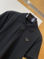 Prada Color-Blocked Steel-Label Business Polo Shirt 1 - 图片 3
