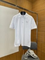 Prada Color-Blocked Steel-Label Business Polo Shirt 2