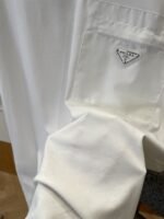 Prada Triangle Logo Pocket Crew Neck Short Sleeve T-Shirt 2 - 图片 5