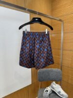 LV Checkered Polka Dot Casual Shorts - 图片 2
