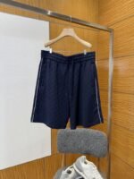 Gucci Double G Subtle Pattern Drawstring Casual Shorts 1