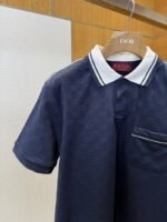 Gucci Double G Subtle Pattern Lapel Short-Sleeve Polo Shirt 1 - 图片 3