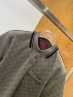 Gucci Double G Subtle Pattern Lapel Short-Sleeve Polo Shirt 2 - 图片 4