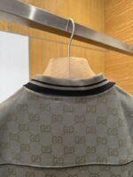 Gucci Double G Subtle Pattern Lapel Short-Sleeve Polo Shirt 2 - 图片 9