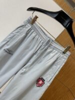 Balenciaga Brand Logo Embroidered Wide-Leg Casual Pants 1 - 图片 3