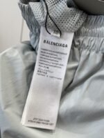 Balenciaga Brand Logo Embroidered Wide-Leg Casual Pants 1 - 图片 9