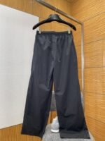 Balenciaga Brand Logo Embroidered Wide-Leg Casual Pants 2 - 图片 2