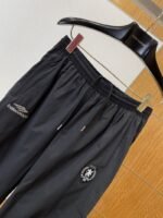 Balenciaga Brand Logo Embroidered Wide-Leg Casual Pants 2 - 图片 3