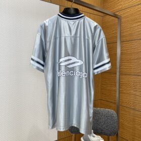 Balenciaga Vintage Sports V-Neck Short-Sleeve T-Shirt 1