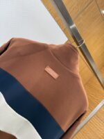 LV Color-Block Striped Stand Collar Zipper Jacket 2 - 图片 5