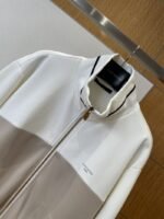 LV Color-Block Patchwork Jacket Coat - 图片 3