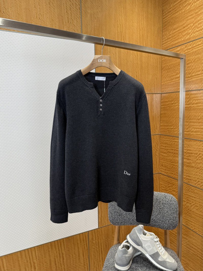 wsxc1773201899578_0.jpg Dior Pure Color Wool Knit Sweater 2 - 图片 1
