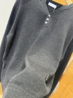 Dior Pure Color Wool Knit Sweater 2 - 图片 9