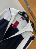 Gucci Embroidered Contrast Patchwork Stand Collar Jacket - 图片 3