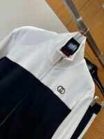 Gucci Embroidered Contrast Patchwork Stand Collar Jacket - 图片 4