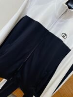 Gucci Embroidered Contrast Patchwork Stand Collar Jacket - 图片 5