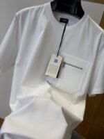 Fendi Pocket Zipper Decorated Cotton Short-Sleeve T-Shirt 2 - 图片 7
