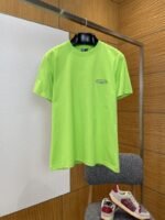 Dior Micro Logo Embroidered Crew Neck Short Sleeve T-Shirt 1