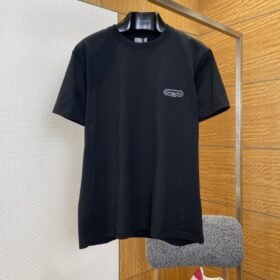 Dior Micro Logo Embroidered Crew Neck Short Sleeve T-Shirt 2