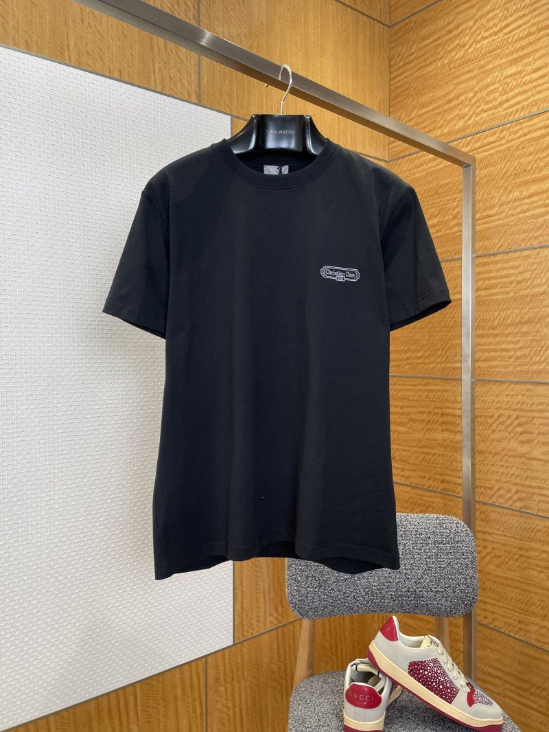wsxc1773203414466_0.jpg Dior Micro Logo Embroidered Crew Neck Short Sleeve T-Shirt 2 - 图片 1