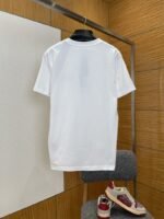 Dior Micro Logo Embroidered Crew Neck Short Sleeve T-Shirt 3 - 图片 2