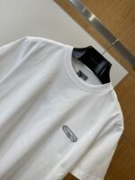 Dior Micro Logo Embroidered Crew Neck Short Sleeve T-Shirt 3 - 图片 3