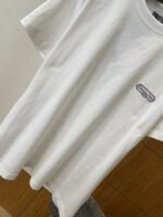 Dior Micro Logo Embroidered Crew Neck Short Sleeve T-Shirt 3 - 图片 4
