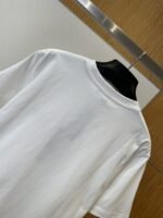 Dior Micro Logo Embroidered Crew Neck Short Sleeve T-Shirt 3 - 图片 6