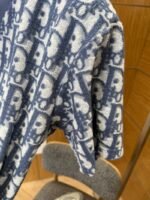 Dior Letter Logo All-Over Print Knit Crew Neck Short Sleeve T-Shirt 1 - 图片 9