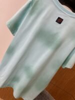 LV Tie-Dye Distressed Letter Print Short-Sleeve T-Shirt - 图片 7