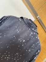 LV Water Drop Print Lapel Short-Sleeve Shirt - 图片 5