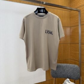 LV Micro Logo Embroidered Short-Sleeve T-Shirt