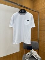Prada Reversible Cotton Crew Neck Short-Sleeve T-Shirt 1