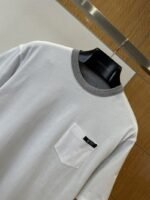 Prada Reversible Cotton Crew Neck Short-Sleeve T-Shirt 1 - 图片 8