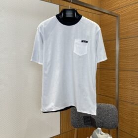 Prada Reversible Cotton Crew Neck Short-Sleeve T-Shirt 2