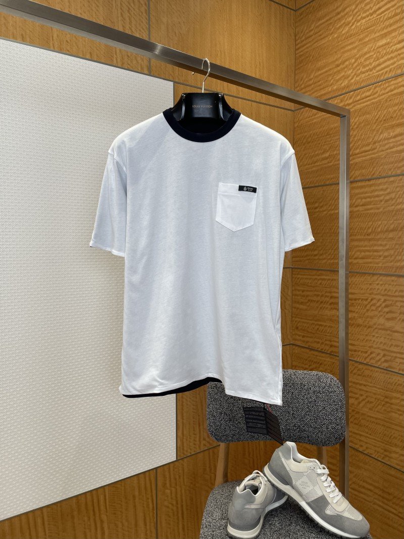 wsxc1773267312787_0.jpg Prada Reversible Cotton Crew Neck Short-Sleeve T-Shirt 2 - 图片 1