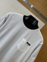 Prada Reversible Cotton Crew Neck Short-Sleeve T-Shirt 2 - 图片 3