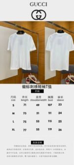 Gucci Micro Logo Embroidered Short-Sleeve T-Shirt 3 - 图片 10