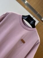 LV Leather Label Crew Neck Short Sleeve T-Shirt - 图片 3
