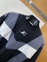 LV Color-Blocked Crew Neck Sports Short-Sleeve T-Shirt - 图片 3