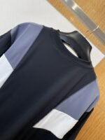 LV Color-Blocked Crew Neck Sports Short-Sleeve T-Shirt - 图片 6